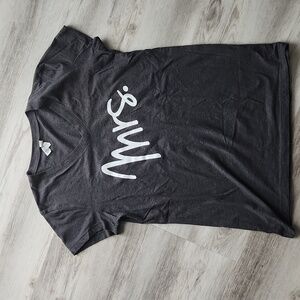 Women's "Mrs." V-Neck T Shirt